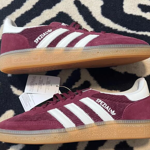 NWT Adidas Handball Spezial W Sneakers Corduroy Shadow Red Size Women’s 7 - Picture 6 of 11